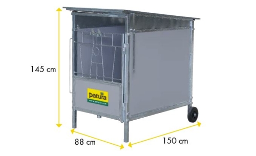 mobilny kojec dla cieląt mini