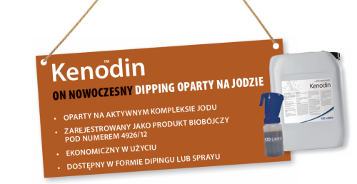 Kenodin 20 L – dip poudojowy do higieny strzyków