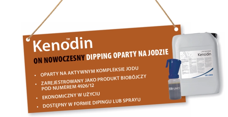 Kenodin 20 L – dip poudojowy do higieny strzyków